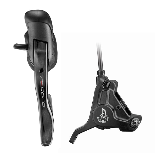 Leva Sinistra e Pinza Anteriore 160mm CAMPAGNOLO RECORD Flat Mount Senza Disco