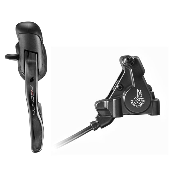 Leva sinistra e pinza anteriore 140mm CAMPAGNOLO RECORD FLAT MOUNT 2021