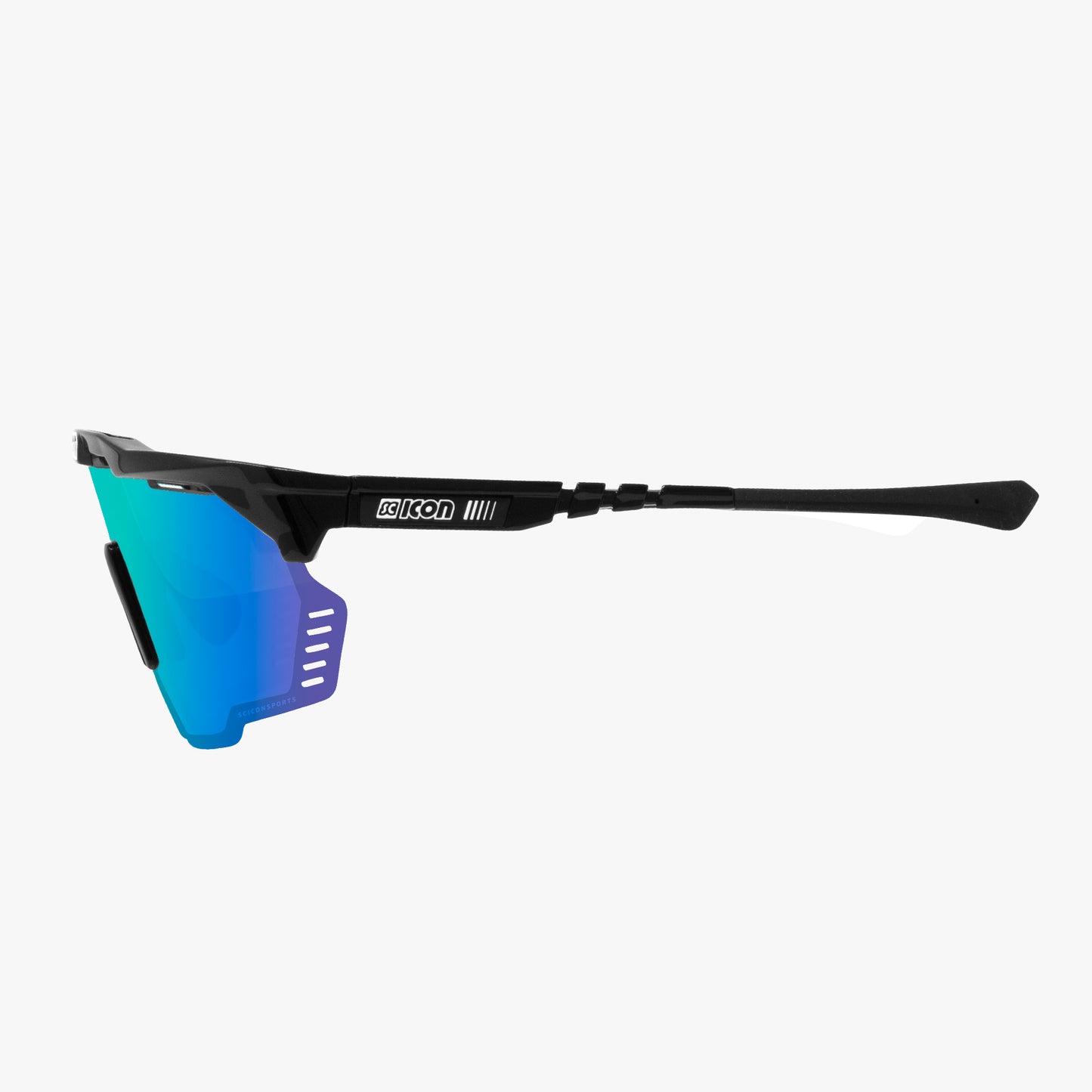 Occhiali da sole SCICON AEROSHADE KUNKEN Nero Multimirror Blu