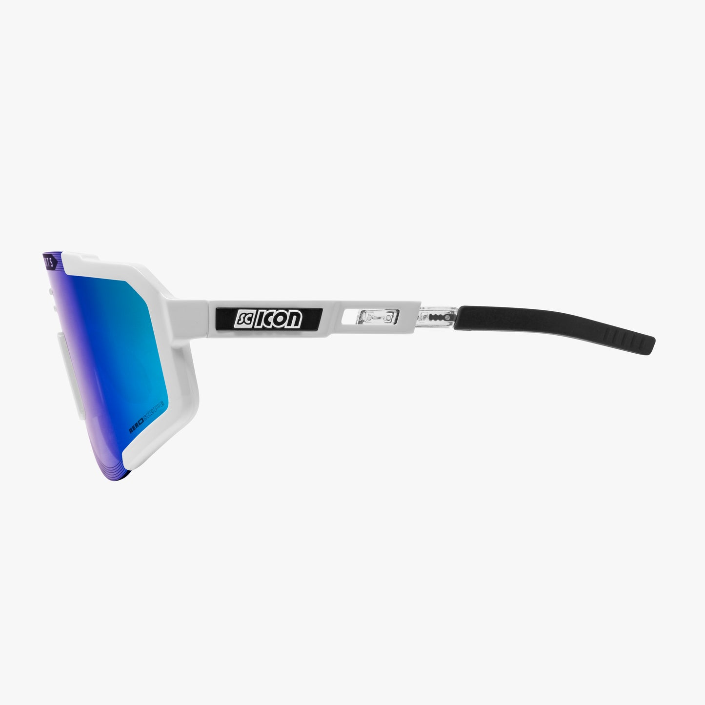 Occhiali SCICON AEROSCOPE Bianco Multimirror Blu