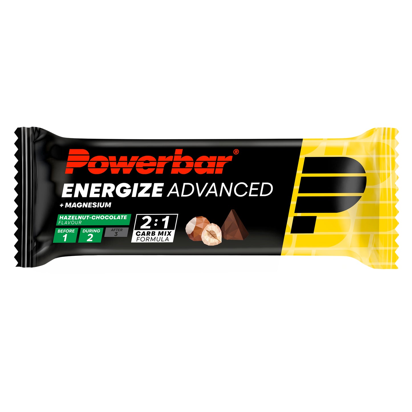Barretta energetica POWERBAR ENERGIZE ADVANCED (55 g) Cioccolato e nocciole
