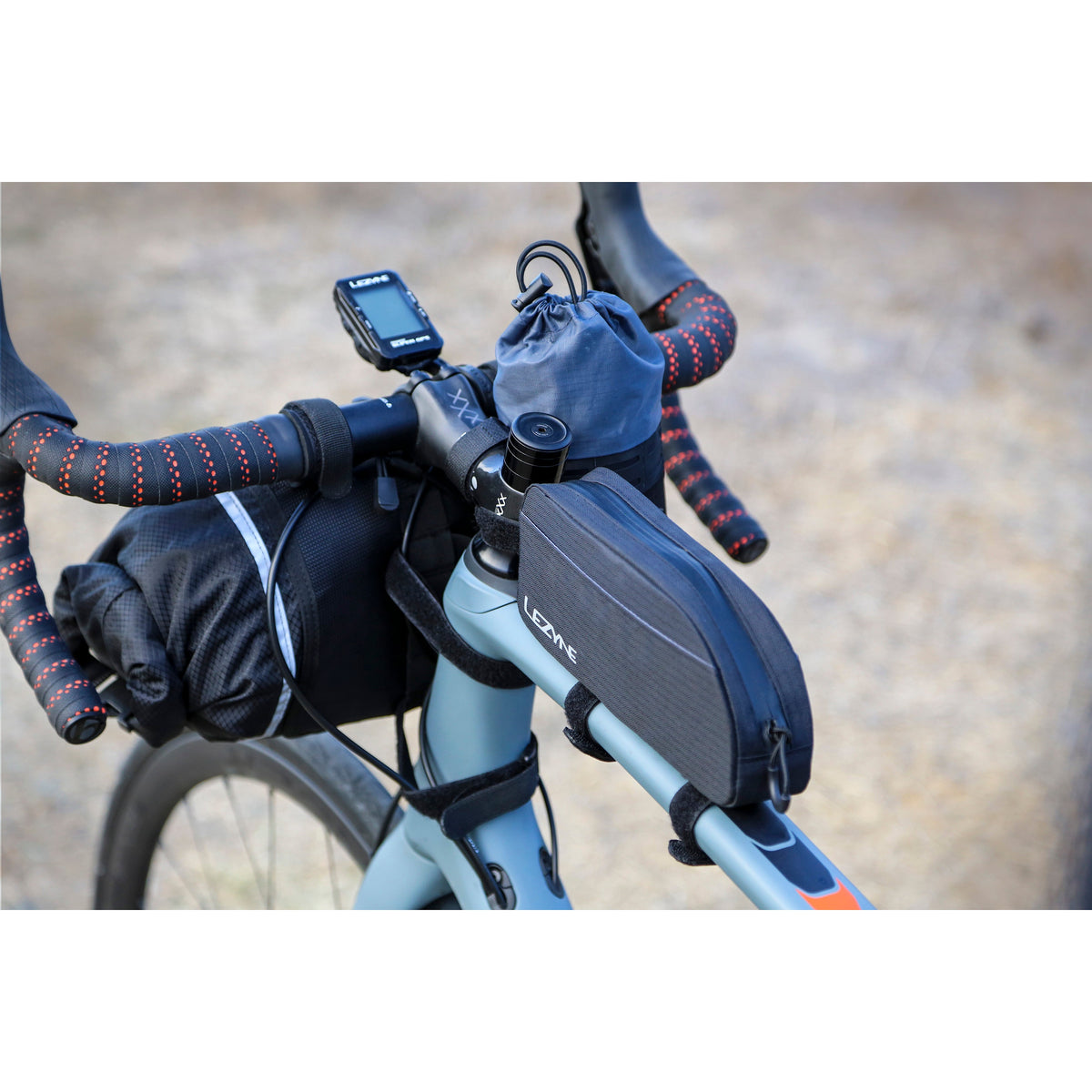 Borsa da telaio LEZYNE ENERGY CADDY XL per tubo orizzontale nera