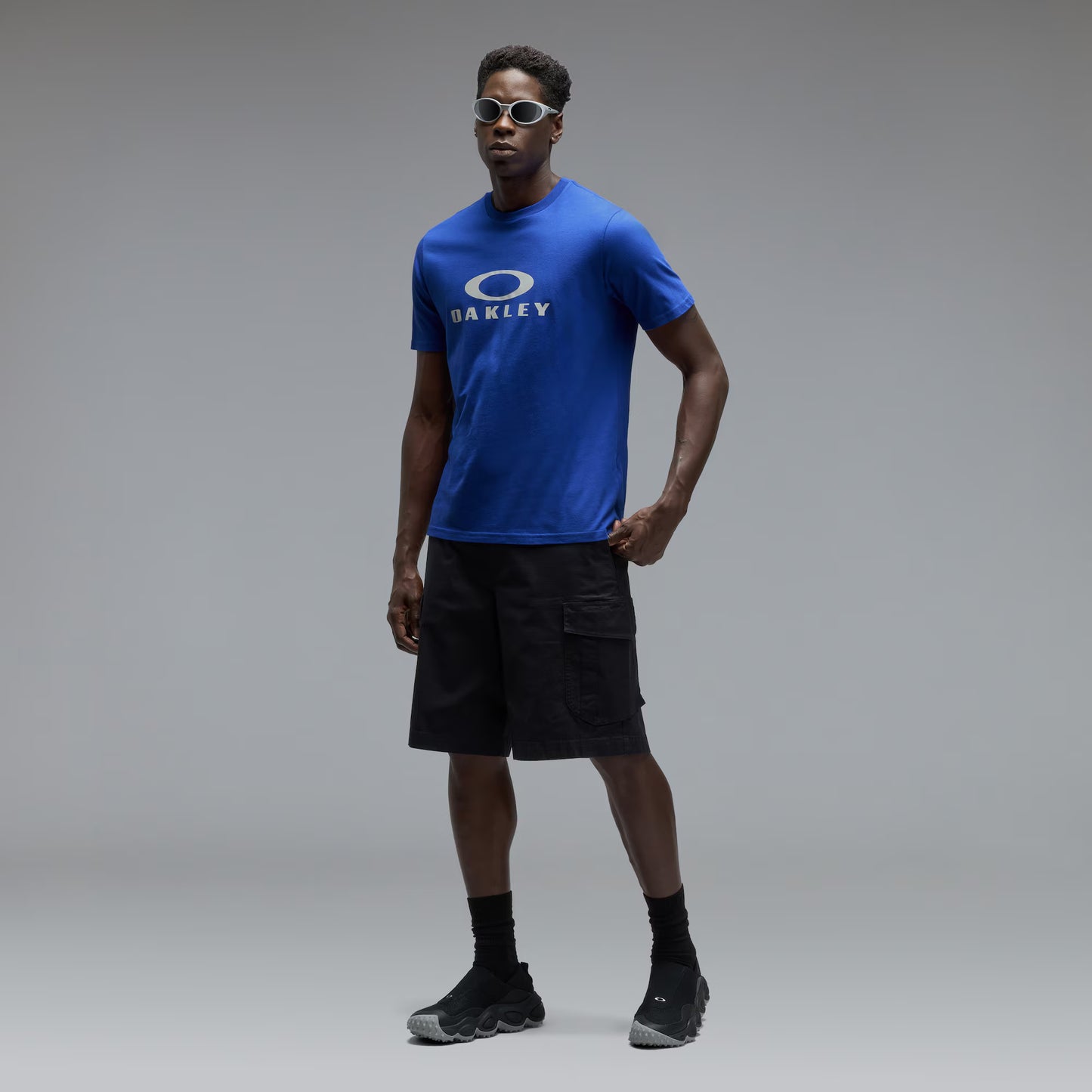 Maglietta OAKLEY O BARK 2.0 blu elettrico
