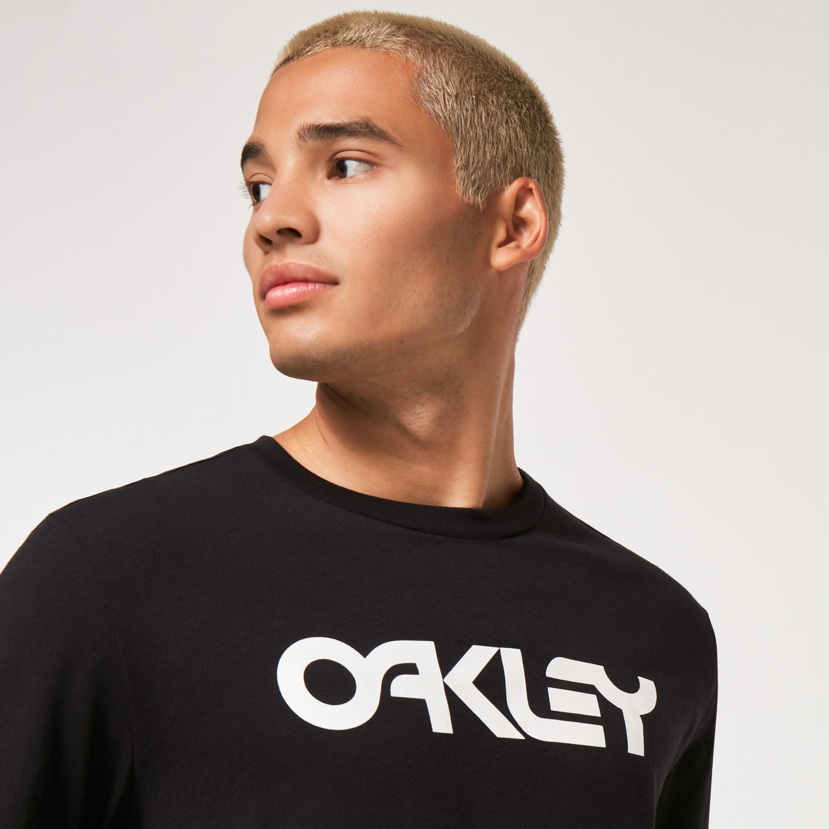 T-Shirt OAKLEY MARK II TEE 2.0 Maniche Lunghe Nero/Bianco