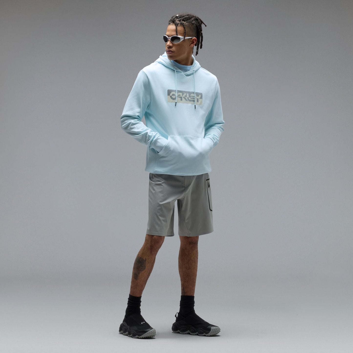 OAKLEY DUALITY B1B PO Cappuccio blu ghiaccio