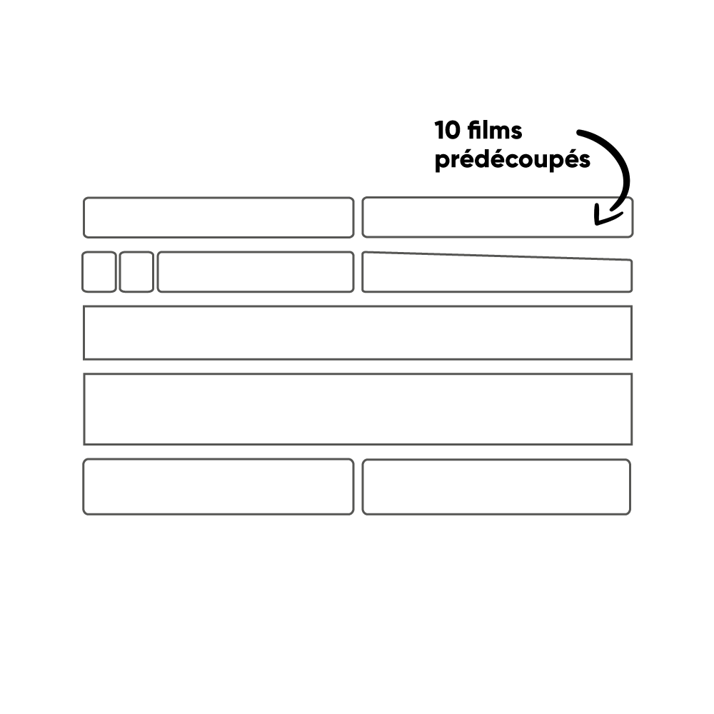 Protezione Adesiva per Telaio CLEARPROTECT PACK XL Opaco