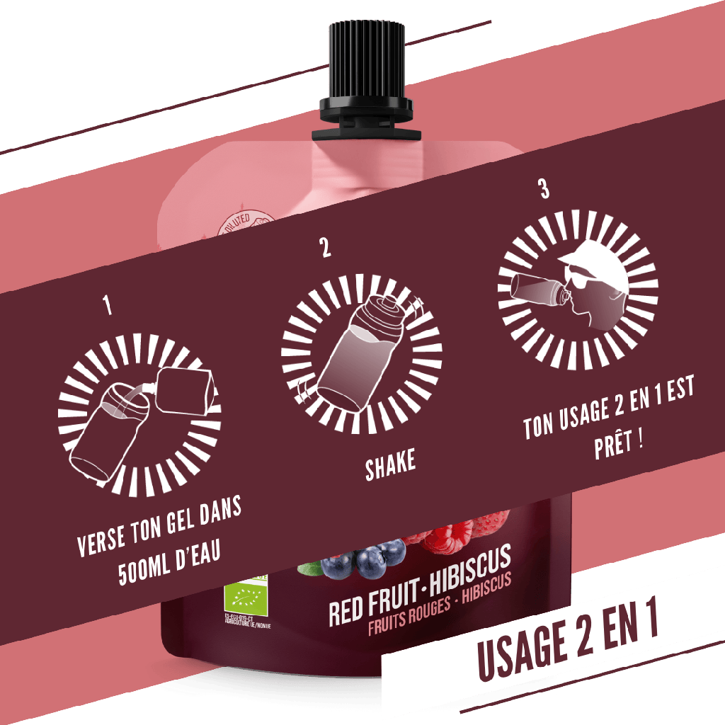 BAOUW Gel energetico frutti rossi-ibisco BIOLOGICO (85g)