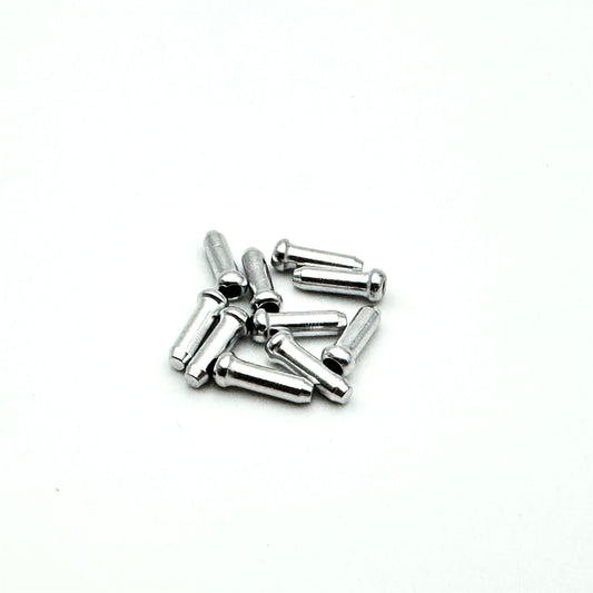 CLARKS Estremità del cavo del deragliatore (x10) Argento