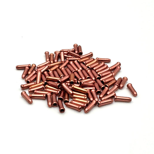 CLARKS Estremità del cavo del deragliatore (x100) Arancione