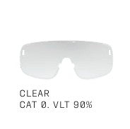 Occhiali POC DEVOUR MID + Lente nera Clarity Trail parzialmente soleggiata argento