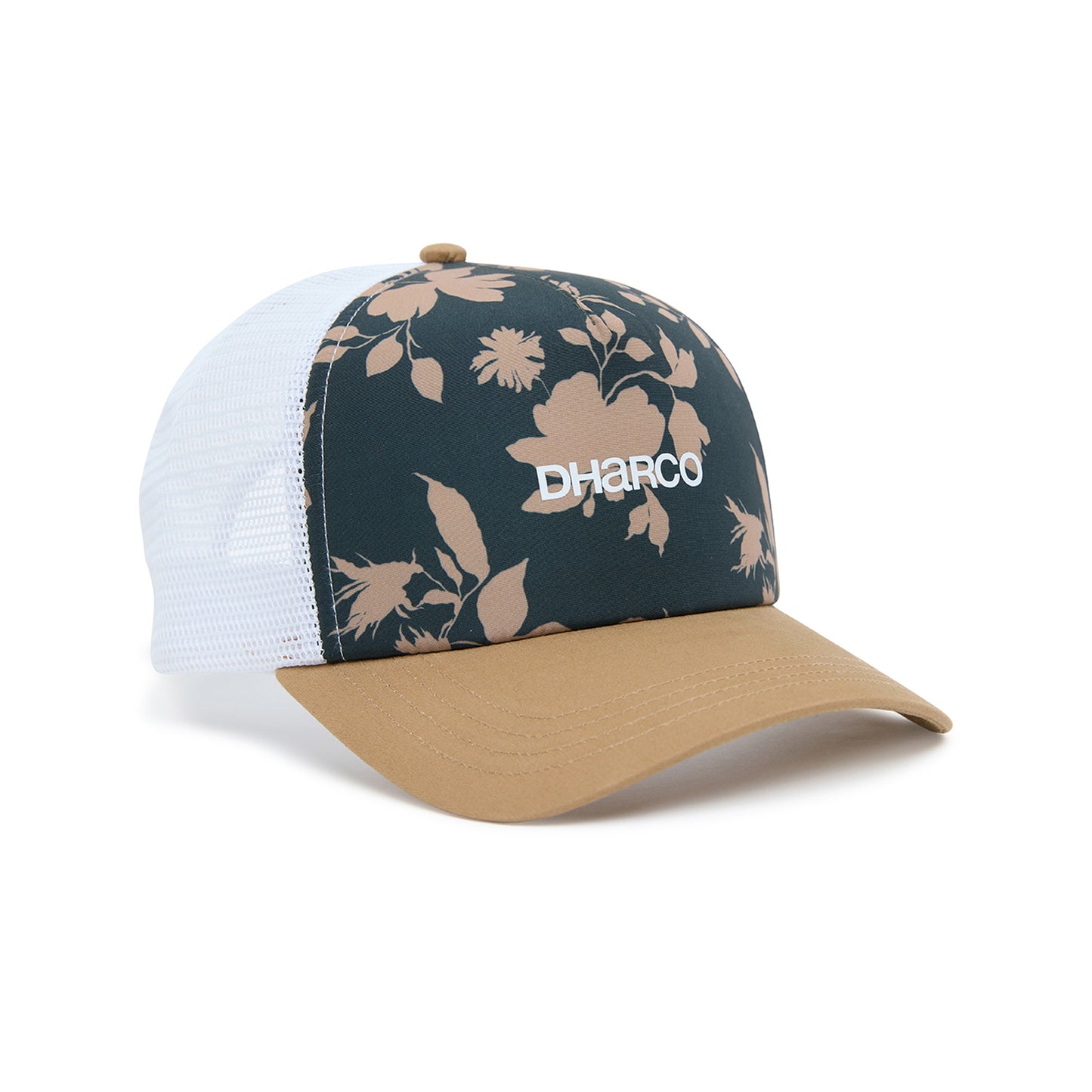 Cappello DHARCO CURVED PEAK TRUCKER Marrone/Bianco