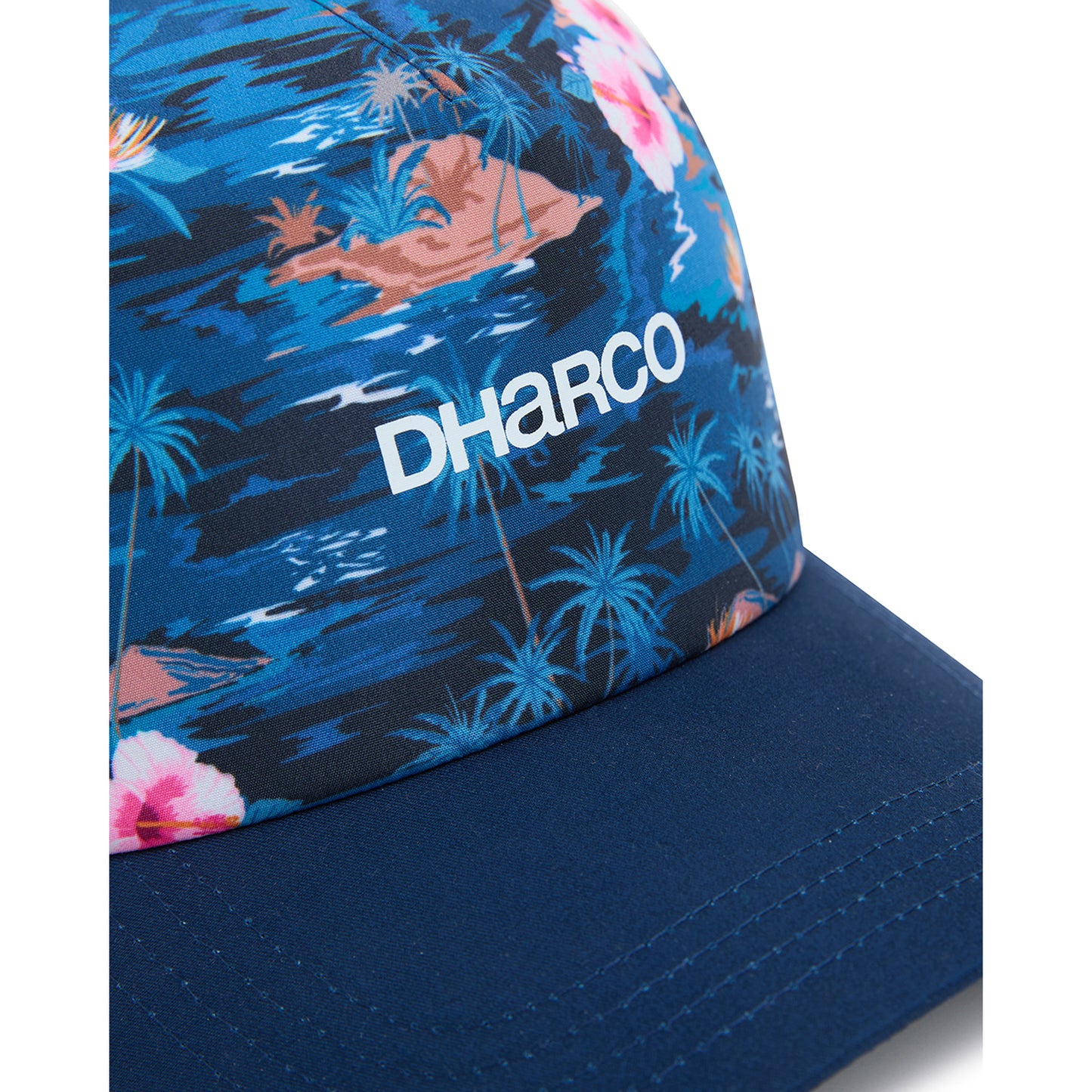 DHARCO CURVED PEAK TRUCKER OASIS Cap Blu