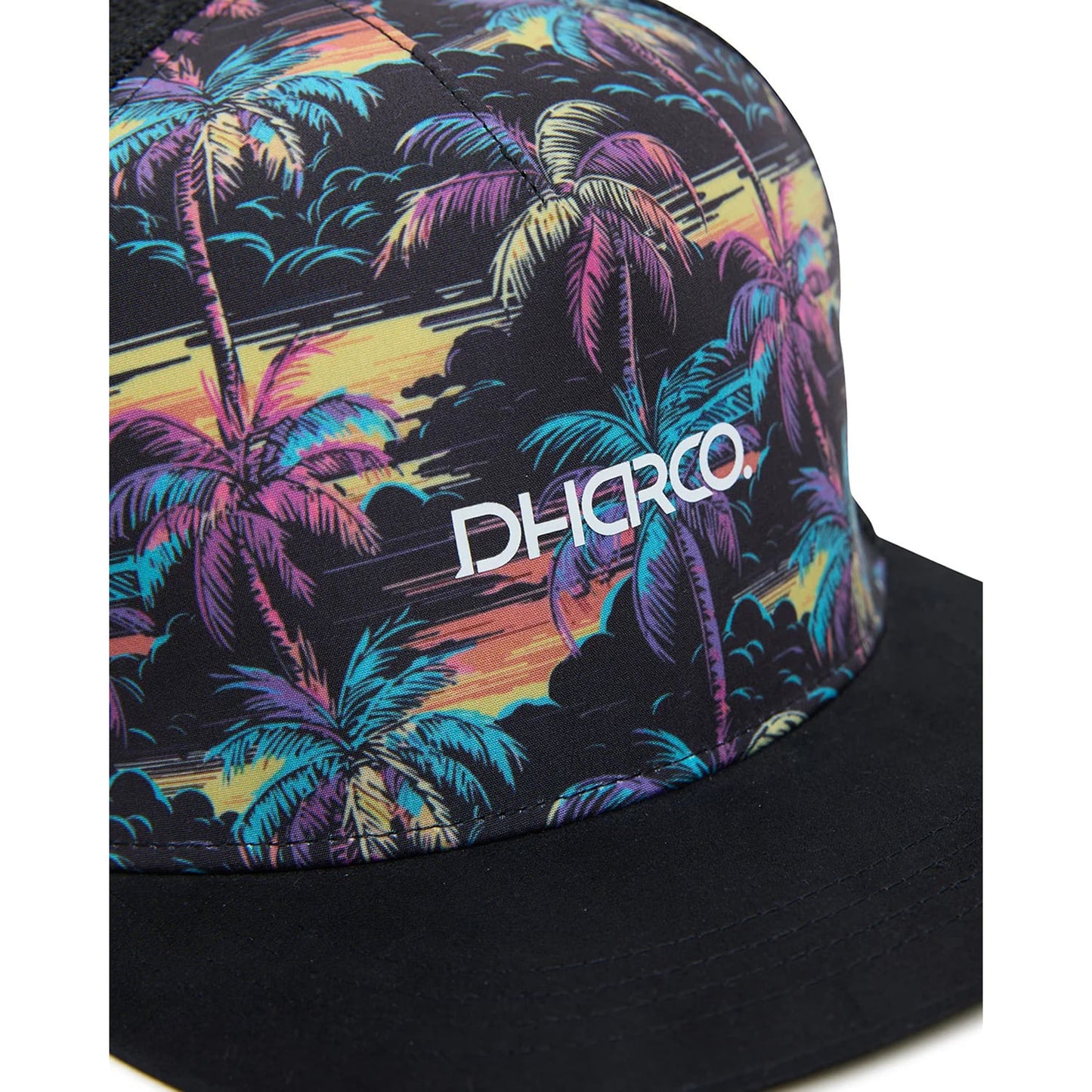 DHARCO FLAT BRIM TRUCKER STOKE WIZZARD Cappello nero