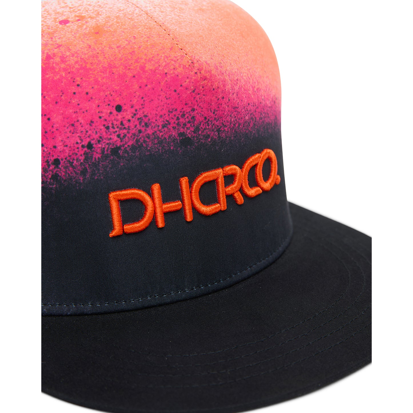 DHARCO FLAT BRIM TRUCKER BLACK SNAKE Cappello nero/viola