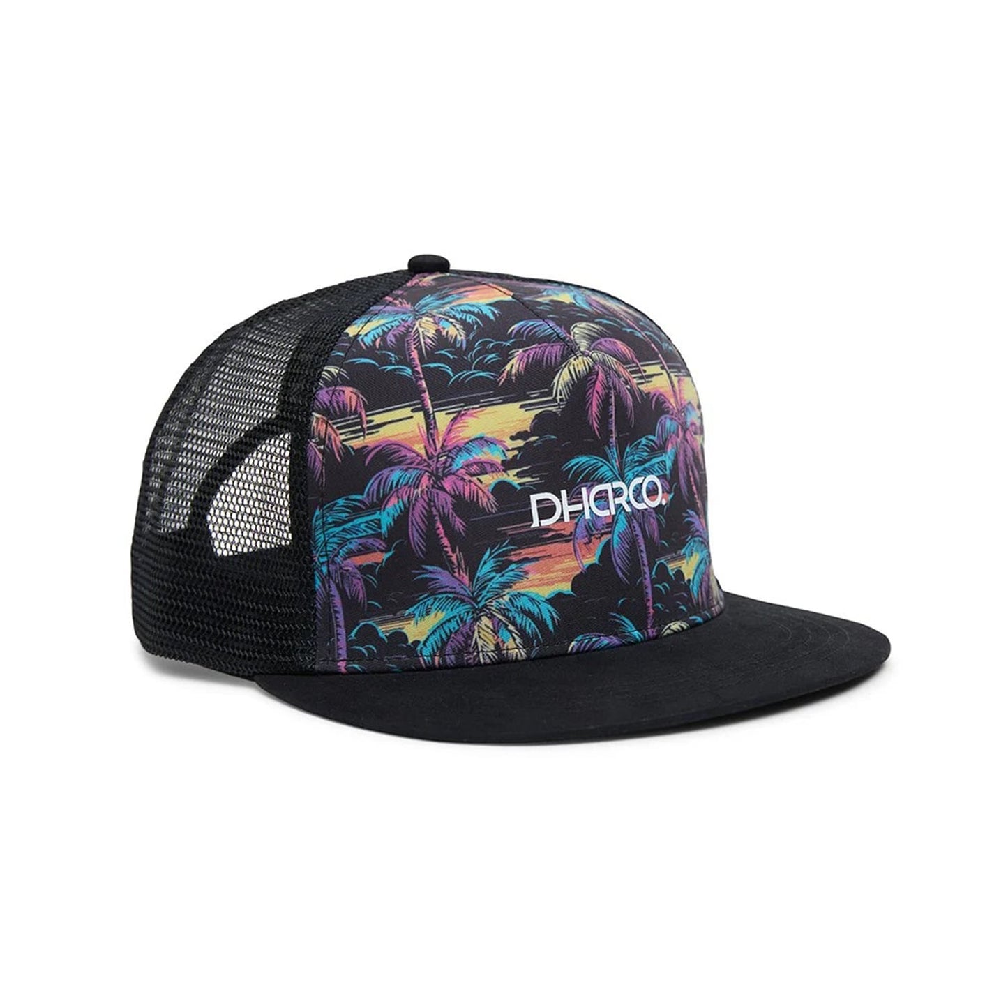 DHARCO FLAT BRIM TRUCKER STOKE WIZZARD Cappello nero