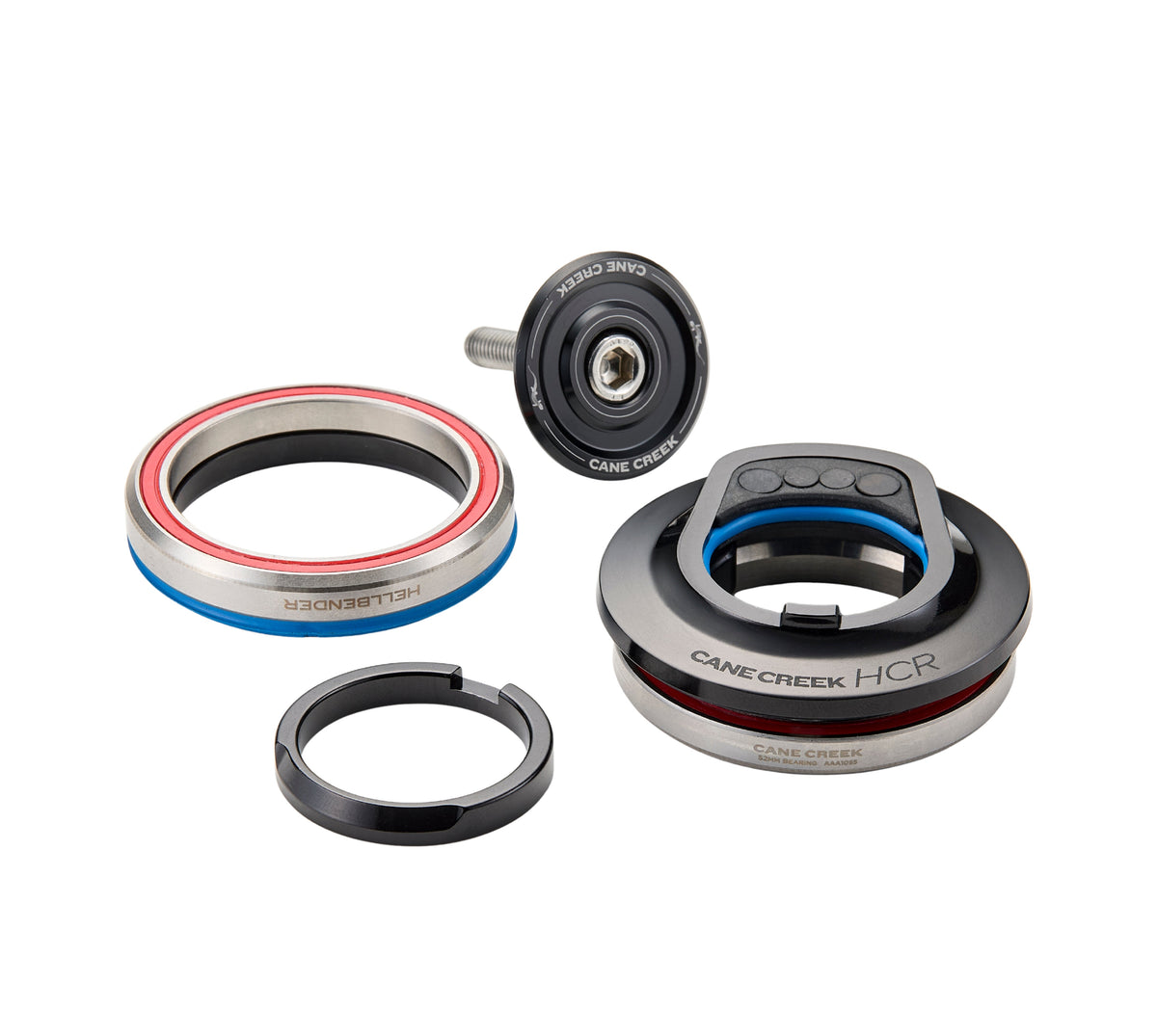 Serie sterzo integrata conica CANE CREEK Hellbender HCR 1"1/8-1.5" IS52/IS52 nera