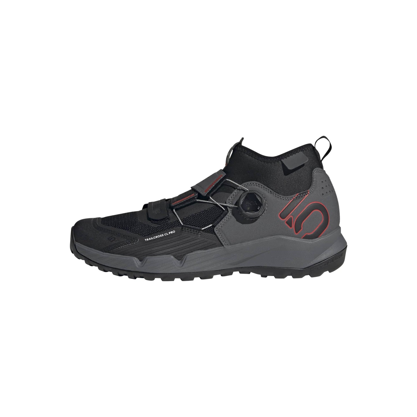 Five Ten TRAILCROSS PRO CLIP-IN Scarpe MTB Grigio/Nero/Rosso