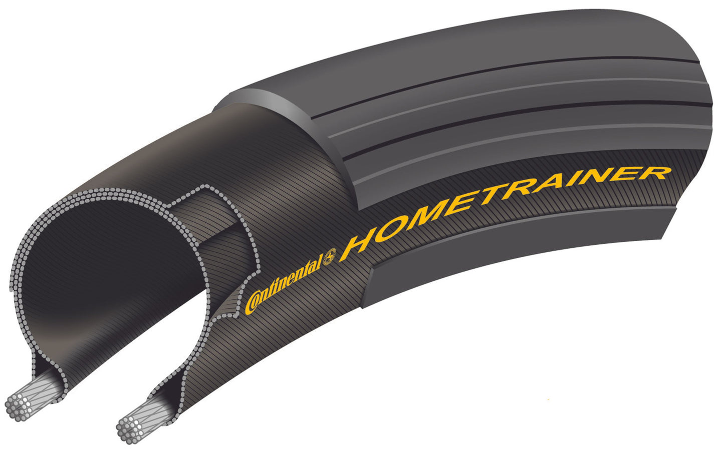 Home Trainer Pneumatico CONTINENTAL HOMETRAINER II 700x23c Tipo di tubo Morbido