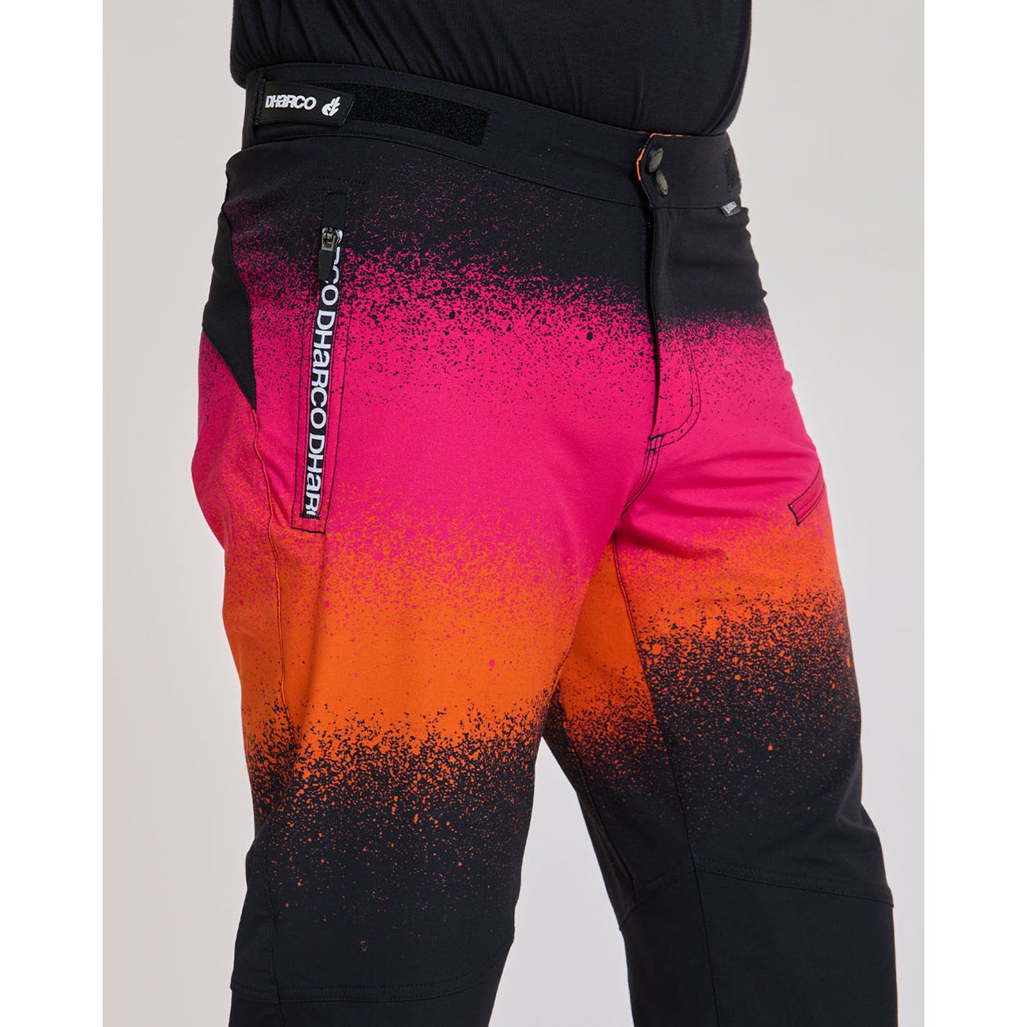 DHARCO GRAVITY BLACK SNAKE Pantaloni Nero/Arancione