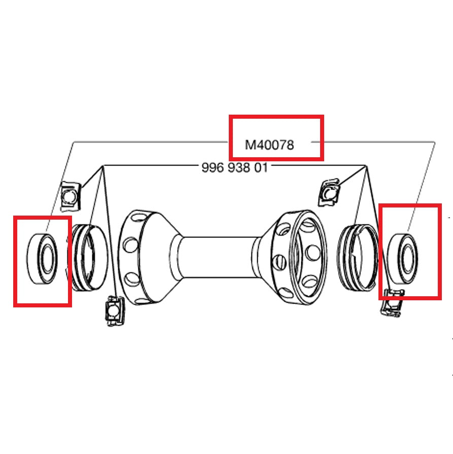 Cuscinetto ruota anteriore Mavic 6901