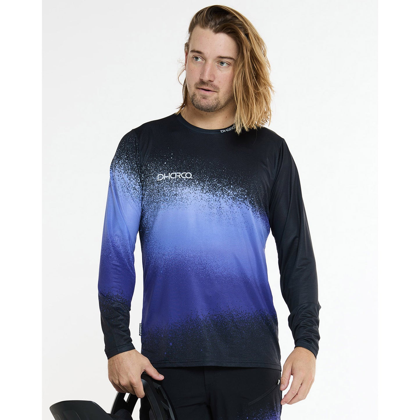 DHARCO ULTRA VIOLET Maglia a maniche lunghe nero/viola