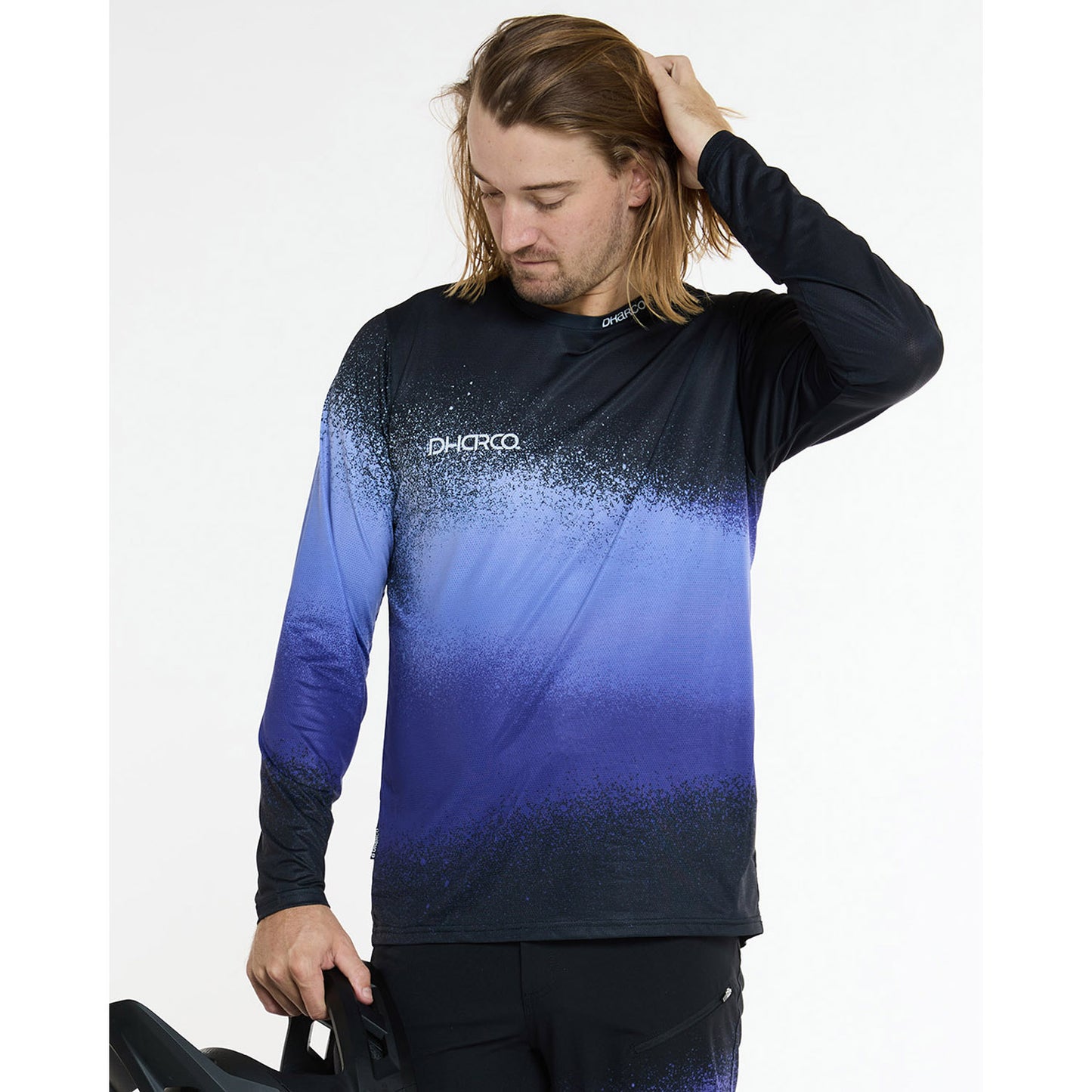 DHARCO ULTRA VIOLET Maglia a maniche lunghe nero/viola