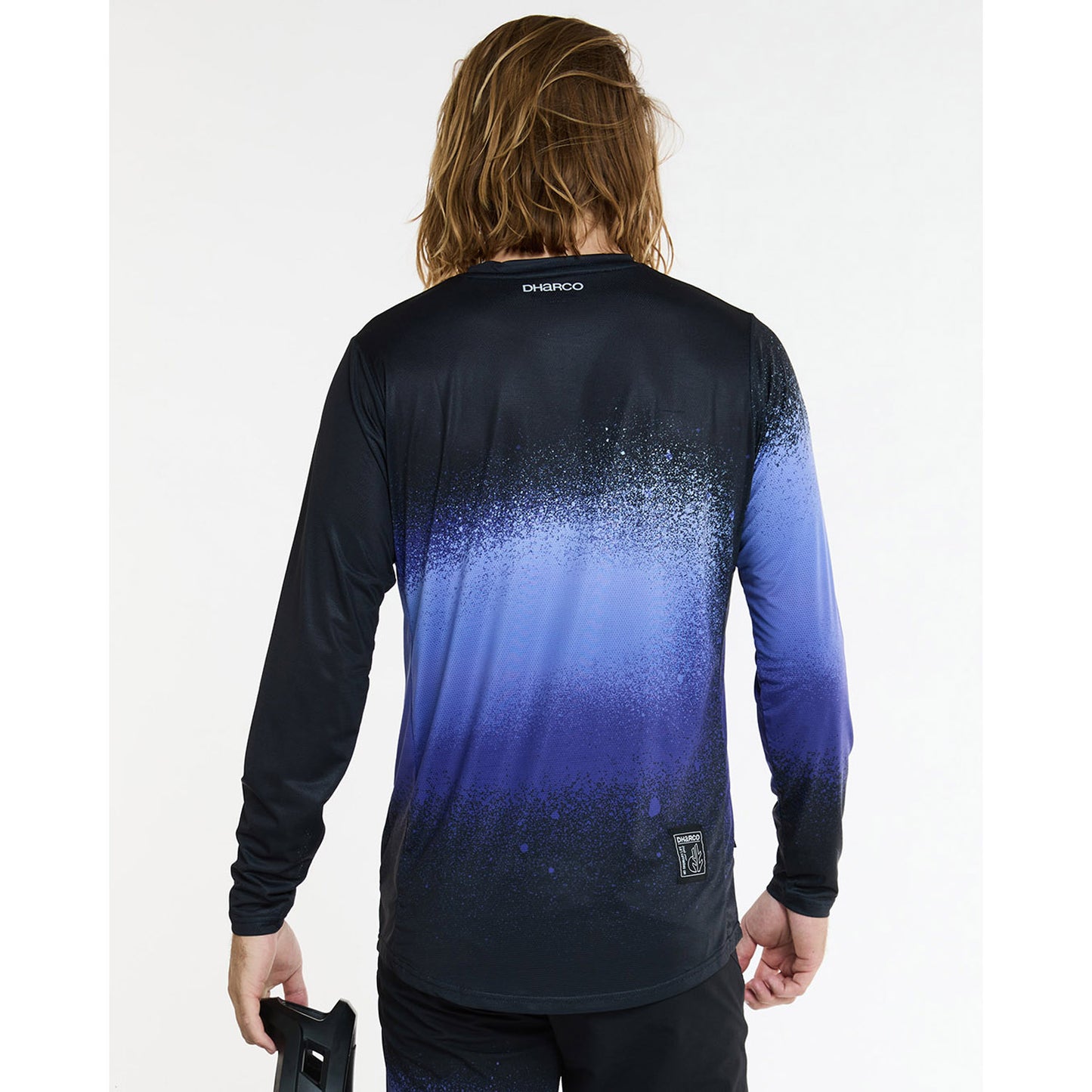 DHARCO ULTRA VIOLET Maglia a maniche lunghe nero/viola