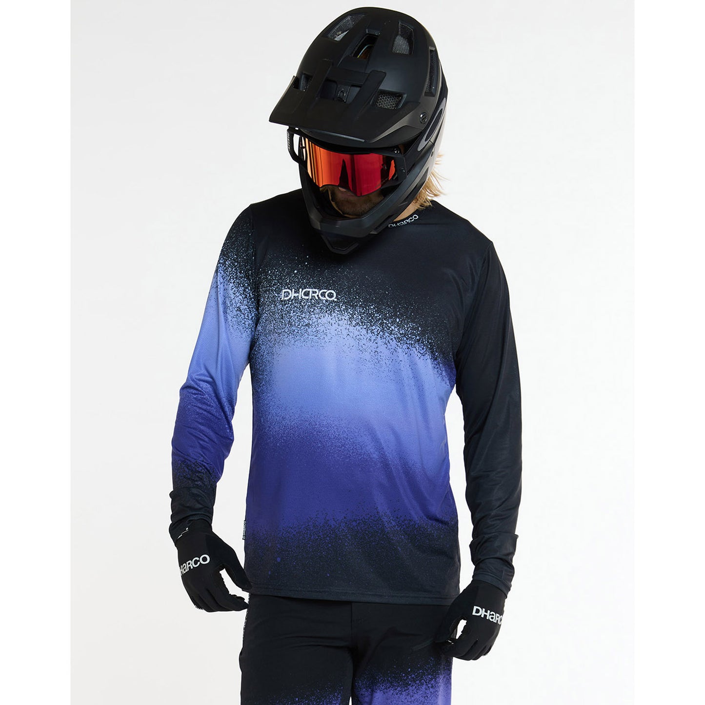 DHARCO ULTRA VIOLET Maglia a maniche lunghe nero/viola