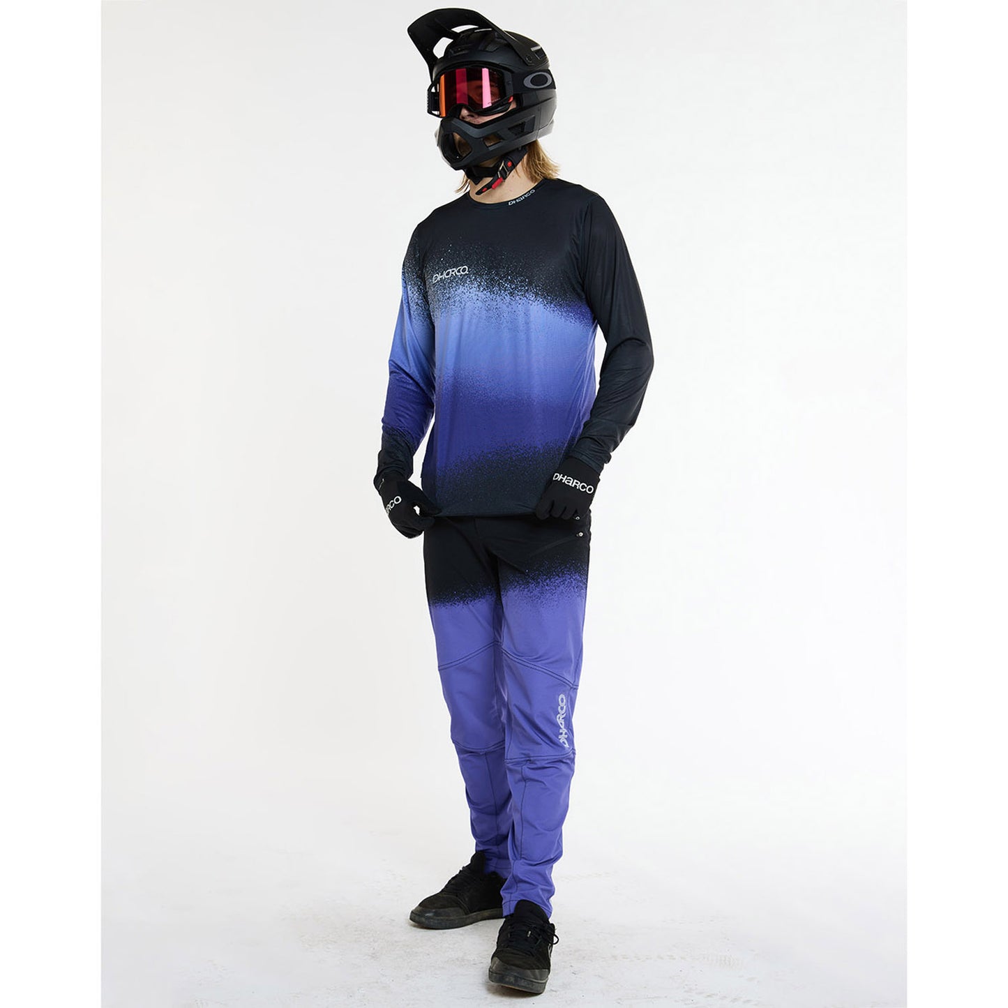 DHARCO ULTRA VIOLET Maglia a maniche lunghe nero/viola