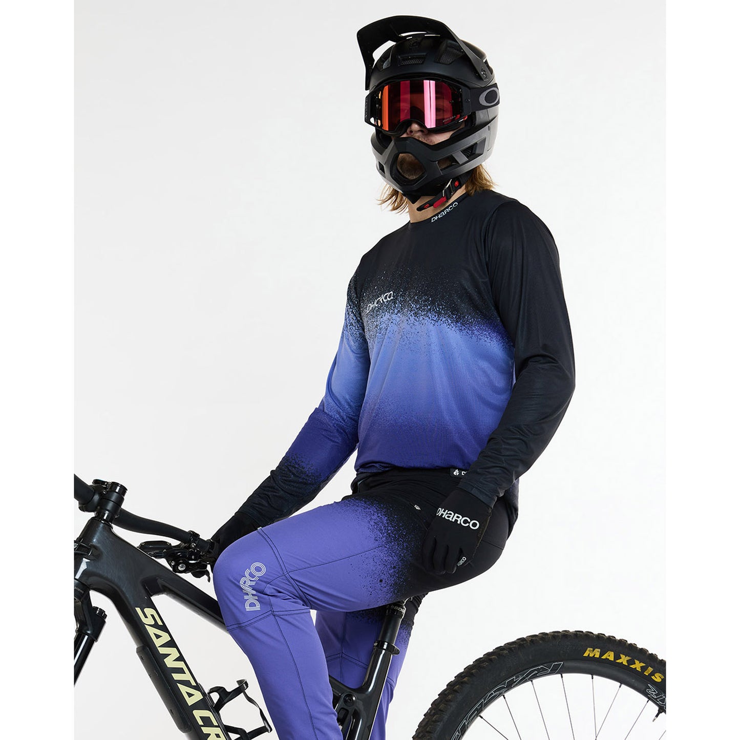 DHARCO ULTRA VIOLET Maglia a maniche lunghe nero/viola