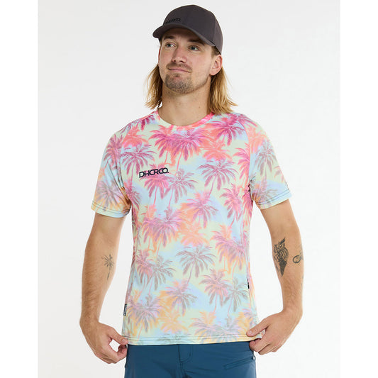 DHARCO HIGHBALL Maglia a maniche corte rosa/blu