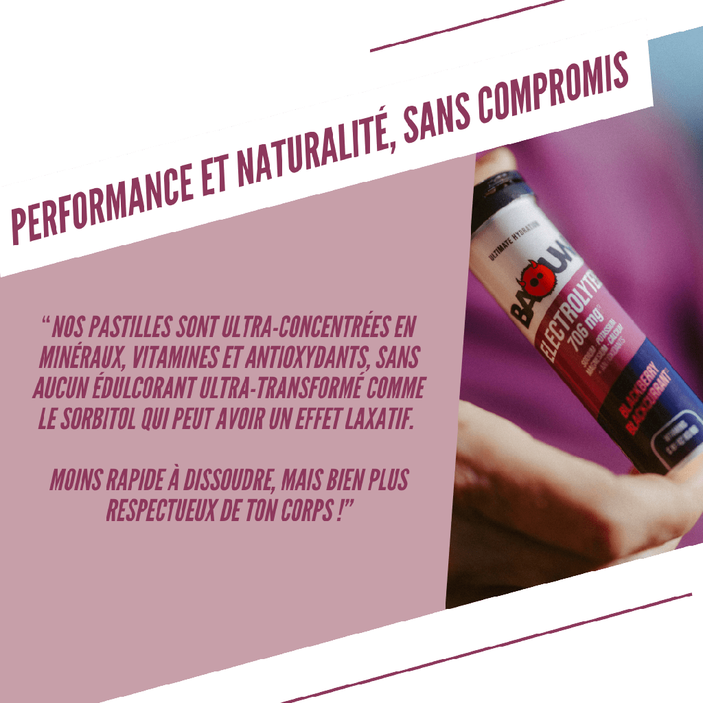 BAOUW Bevanda energetica (Tubo da 10 compresse) Mora/Cassis