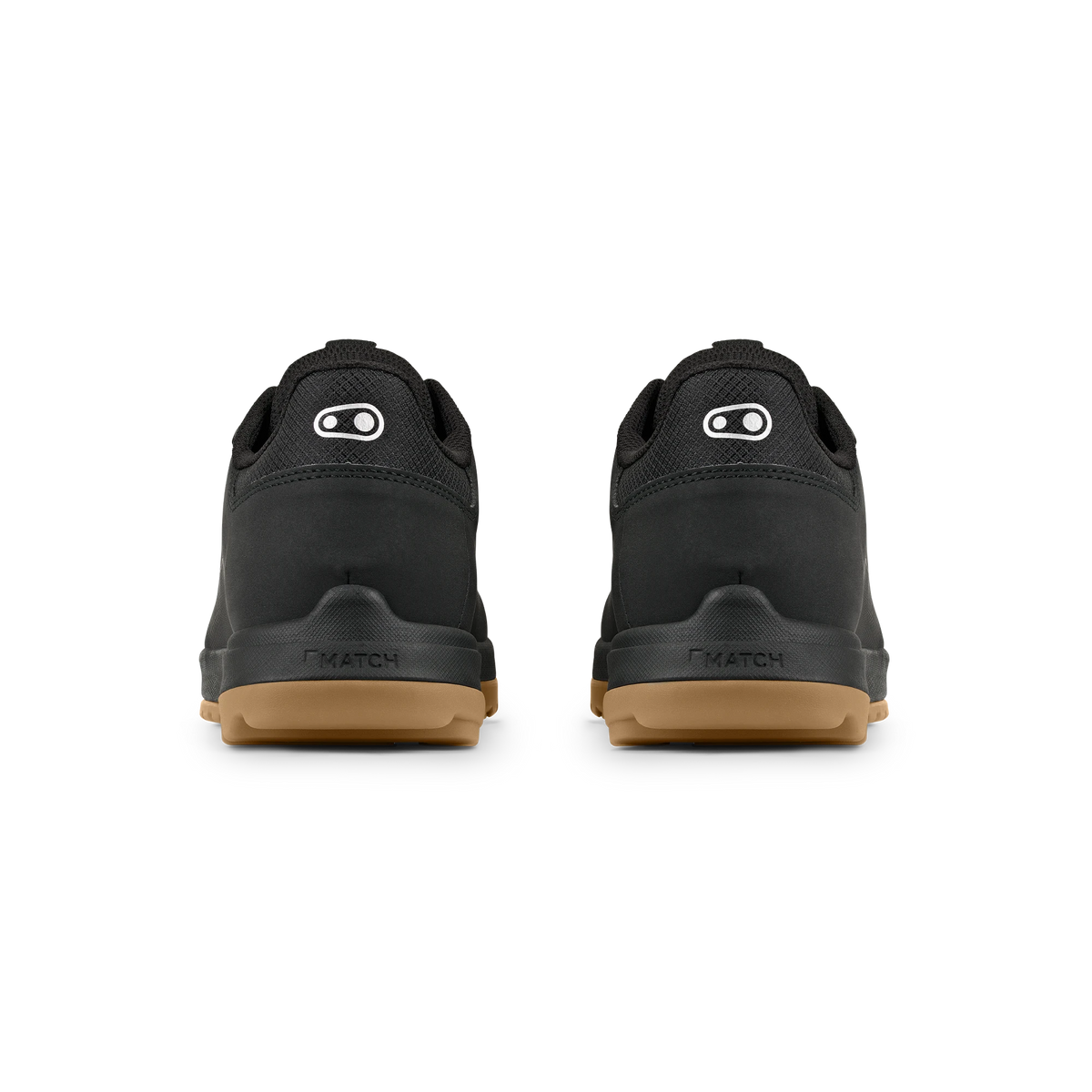 Scarpe MTB CRANKBROTHERS MALLET TRAIL LACE CLIP nere/gomma — vista posteriore