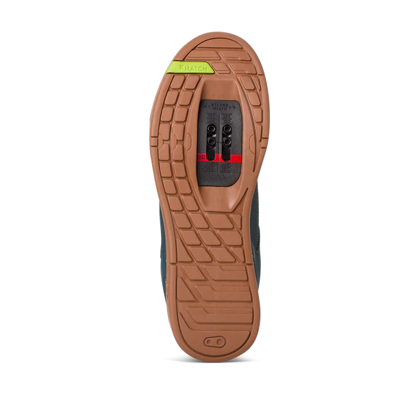 CRANKBROTHERS MALLET LACE CLIP-IN Scarpe MTB Petrol/Yellow