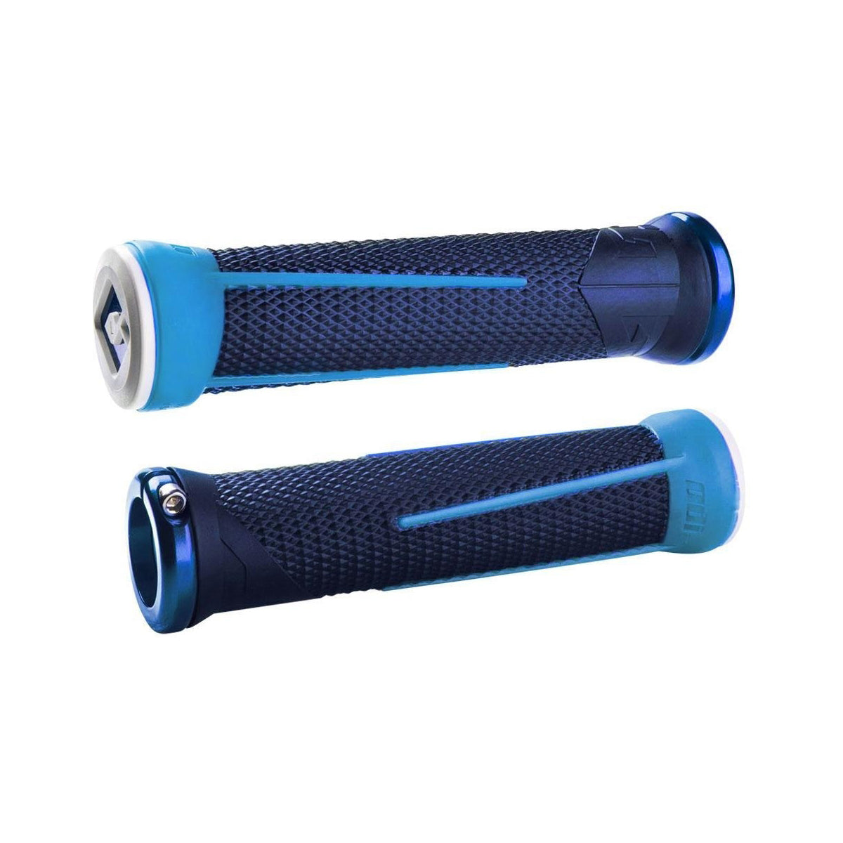 Manopole ODI AARON GWIN Lock-On 135 mm Blu