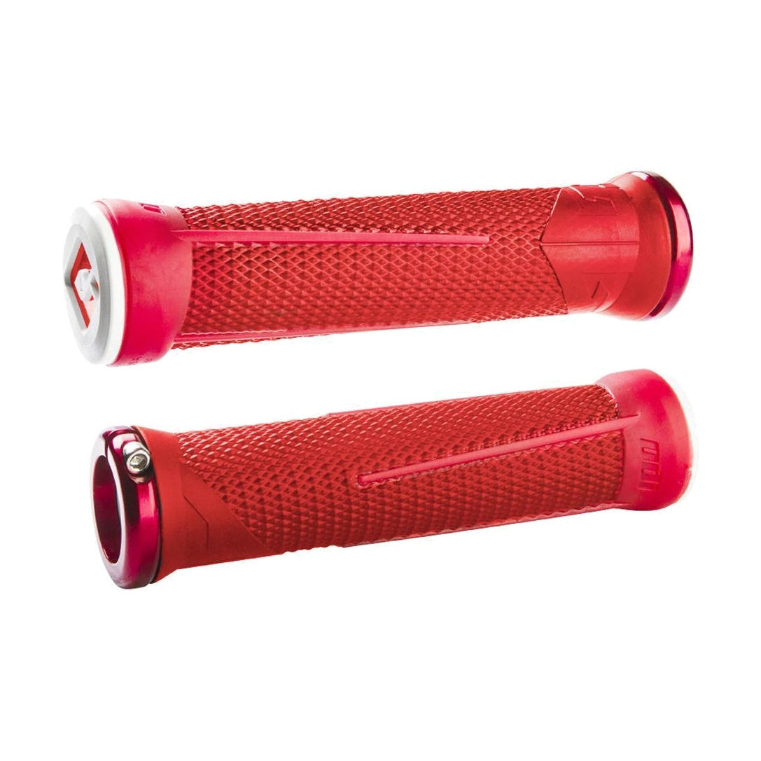 Grip ODI AARON GWIN Lock-On 135 mm Rosso
