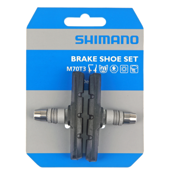 Coppia di ganasce per freni a V SHIMANO M70T3
