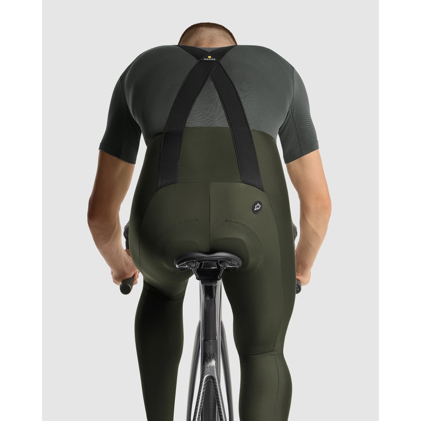 ASSOS MILLE GT S11 Salopette verde scuro