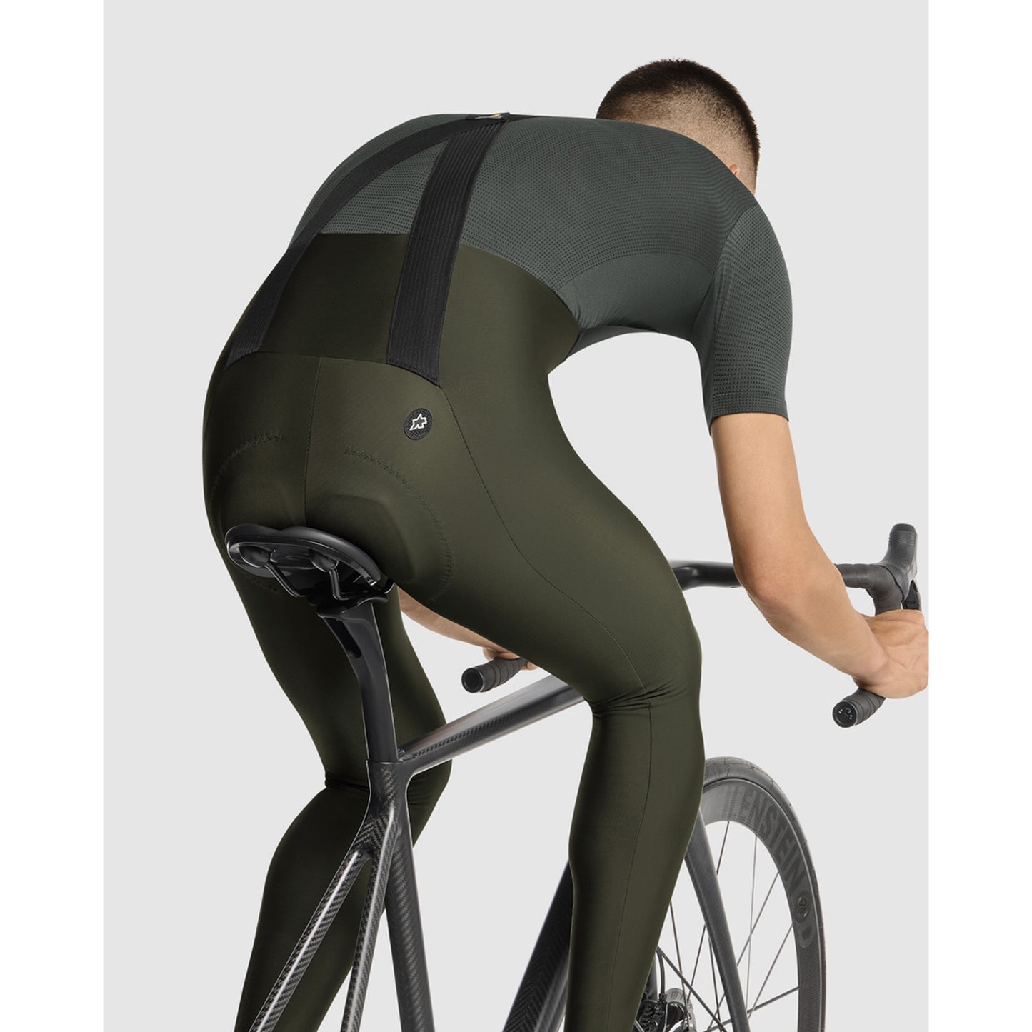 ASSOS MILLE GT S11 Salopette verde scuro