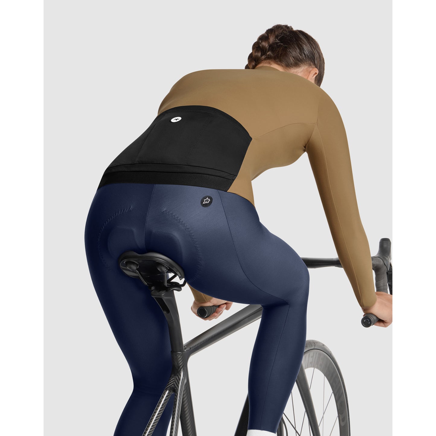 Maglia ASSOS UMA GT C2 a manica lunga da donna Bronzo Cenere