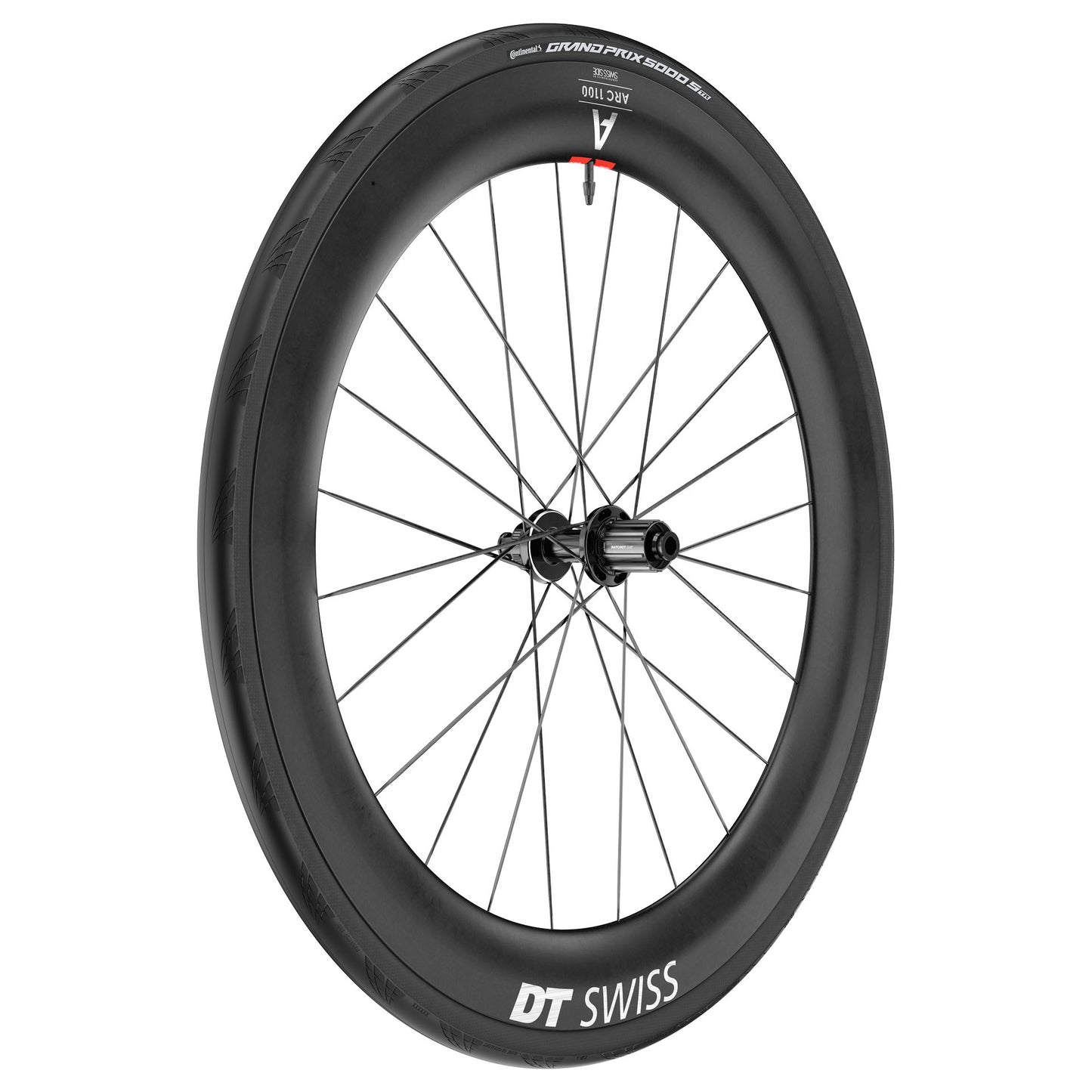 DT SWISS ARC 1100 DICUT WTS 65 ruota posteriore Tubeless Ready (Center Lock)