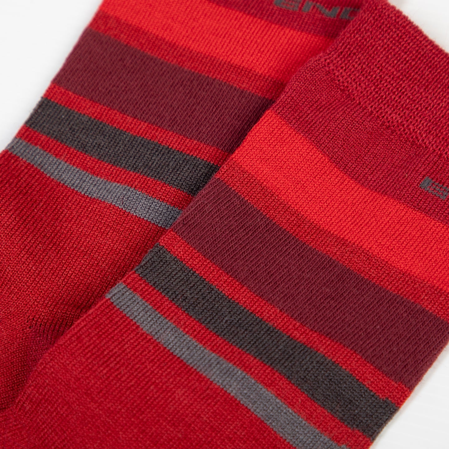 Calze ENDURA BAABAA MERINO STRIPE Rosso