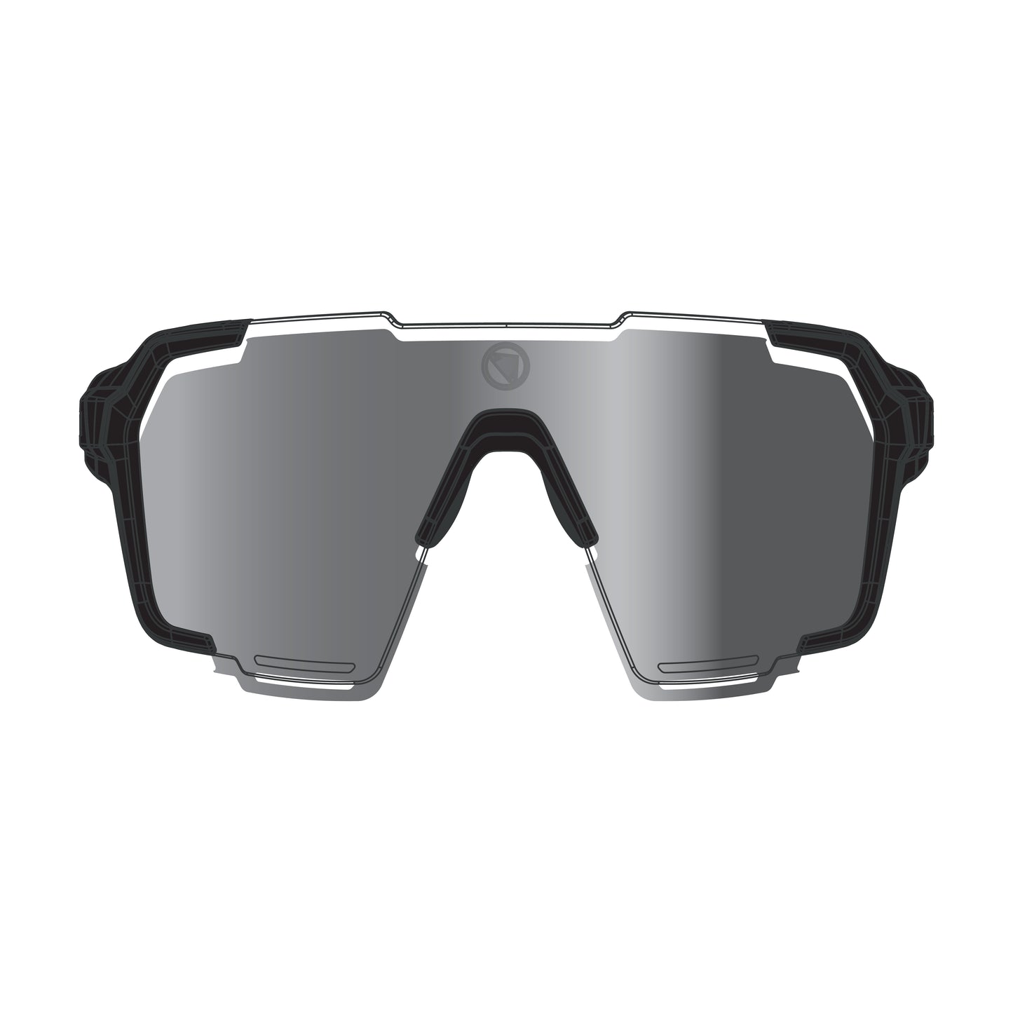 ENDURA Occhiali SINGLETRACK FRAMELESS Nero 2025