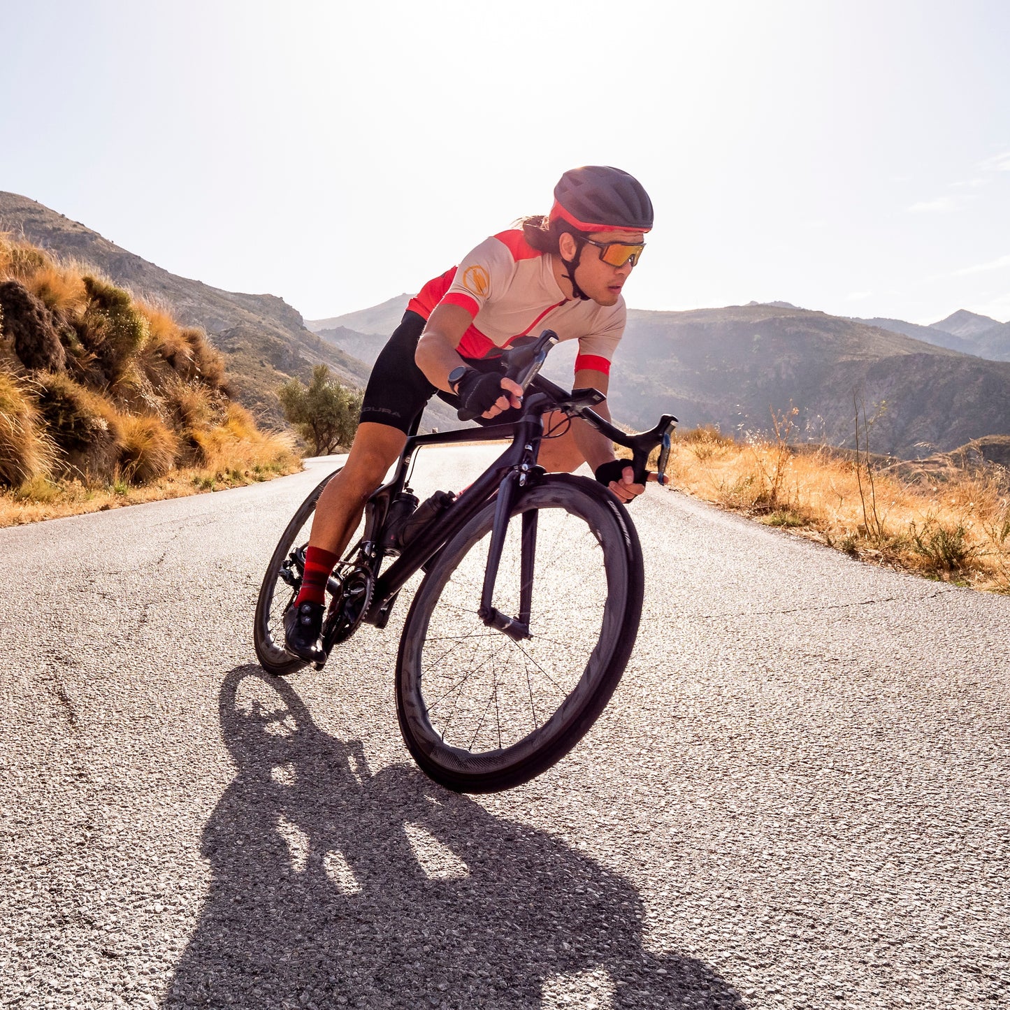 ENDURA FS260 PRINT Maglia a maniche corte rossa