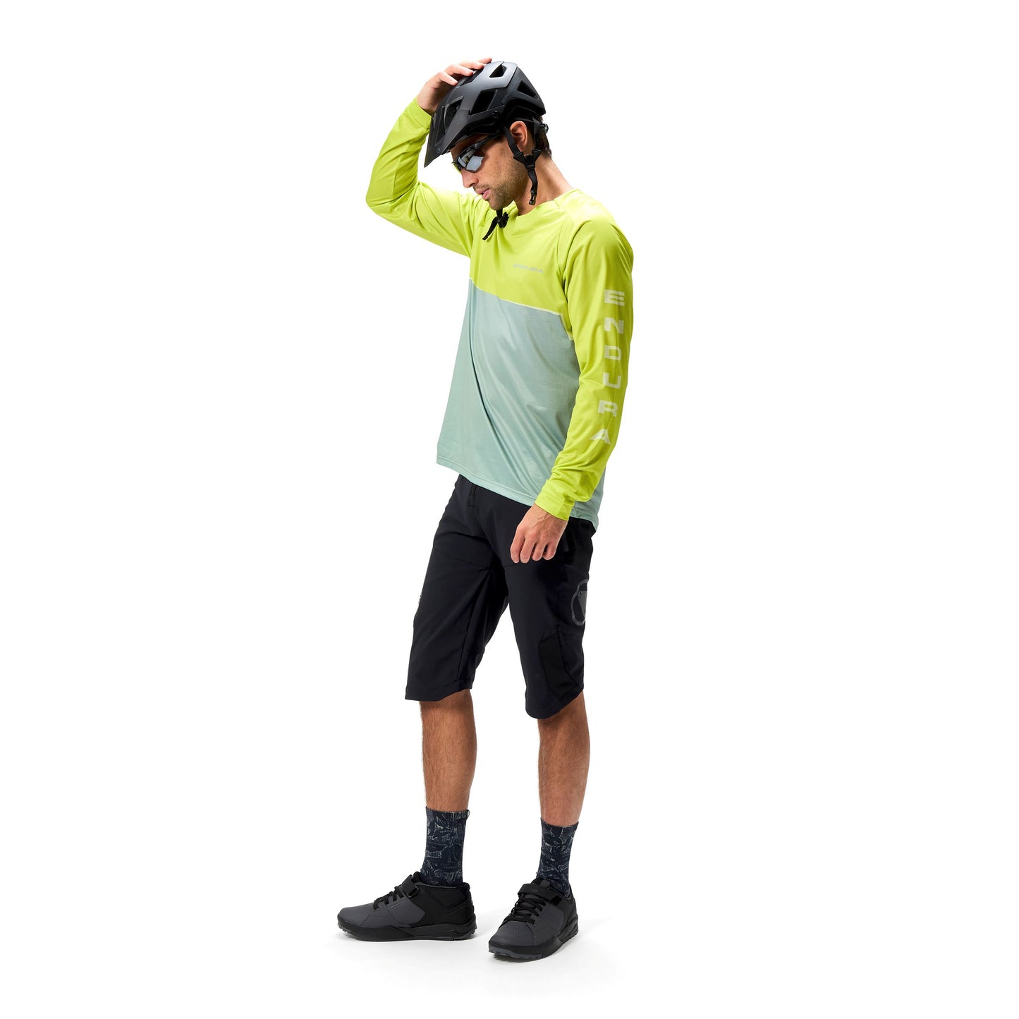 ENDURA CORE Maglia a maniche lunghe stampata Verde 2025