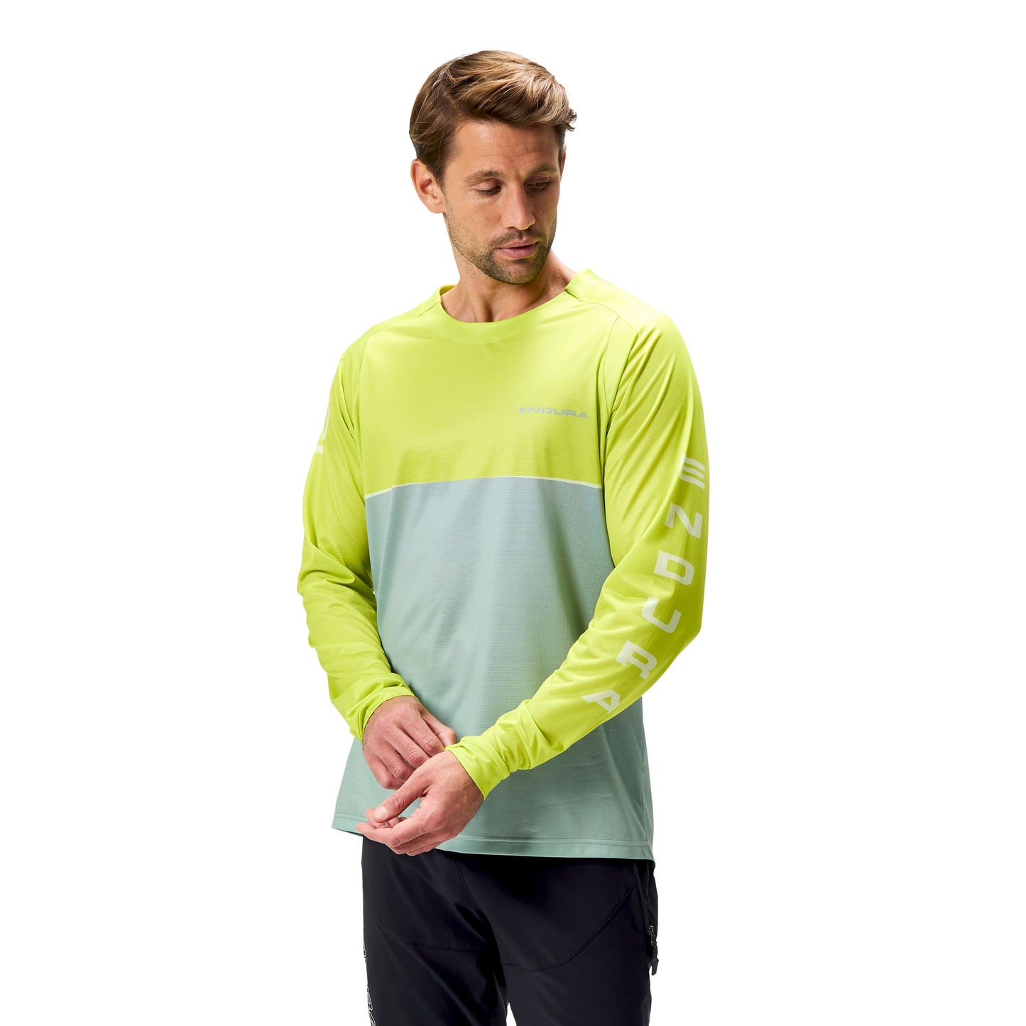 ENDURA CORE Maglia a maniche lunghe stampata Verde 2025