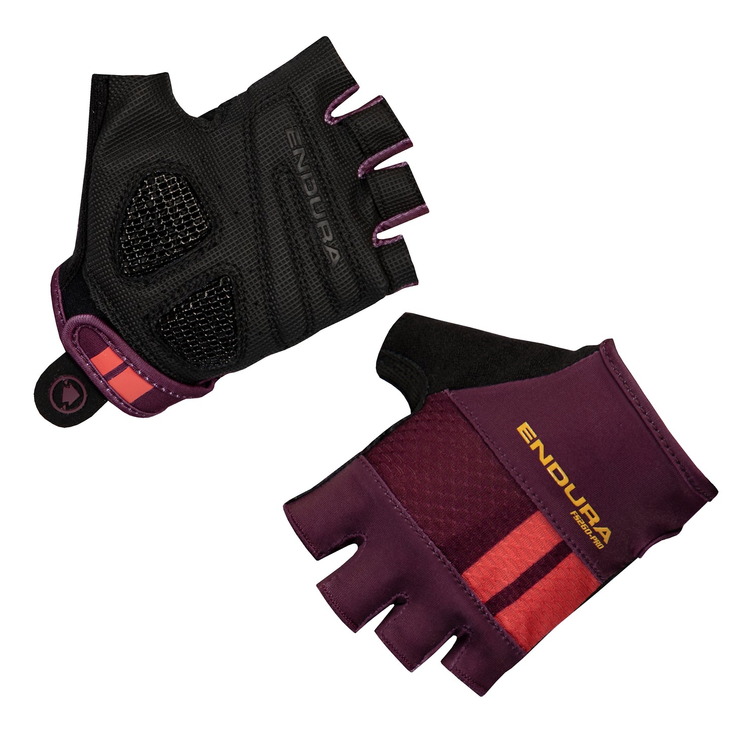 ENDURA FS260 AEROGEL II Guanti corti da donna Bordeaus