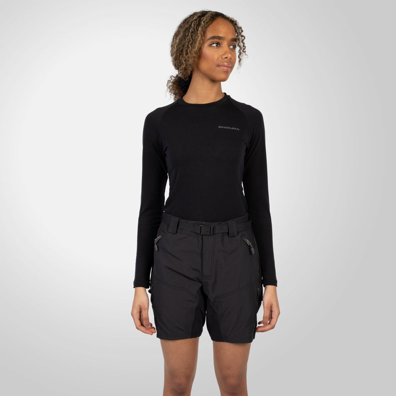 Pantaloncini ENDURA HUMMVEE Donna Nero 2025