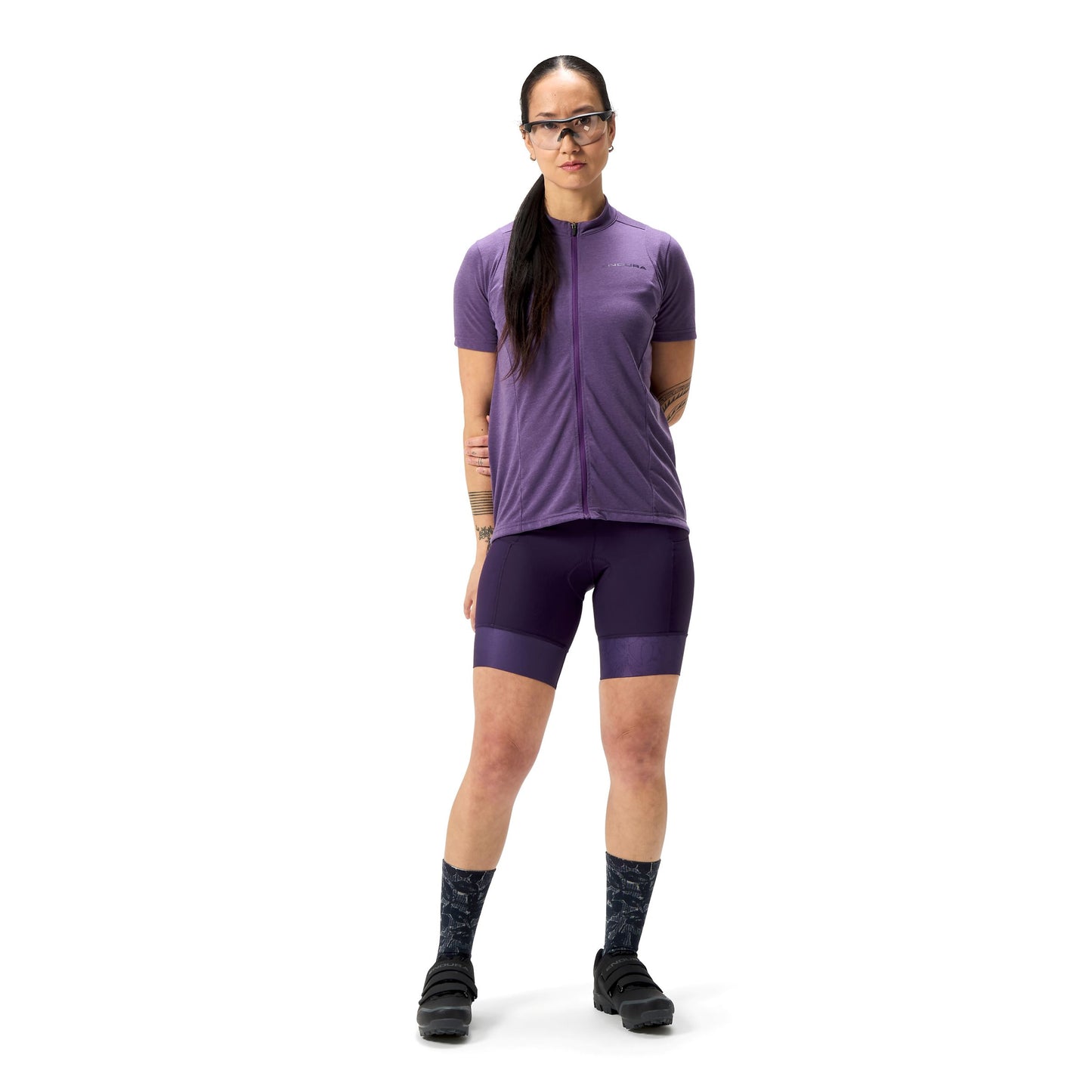 Maglia donna ENDURA LOOP manica corta Viola 2025