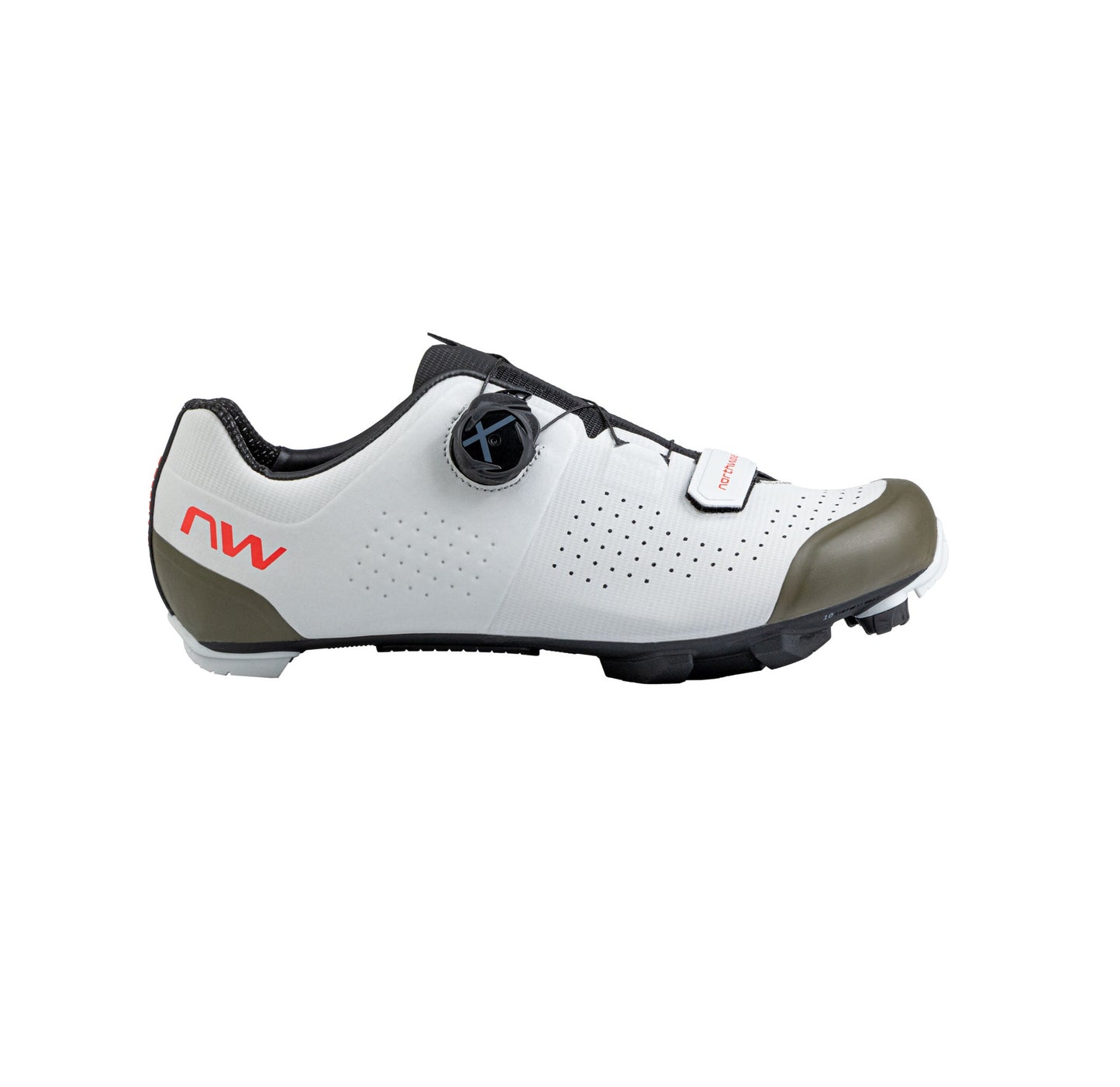 NORTHWAVE RAZER Grigio chiaro/Verde Scarpe da MTB XC/Gravel